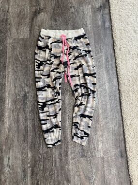 LISA TODD Camo Sweatpants M Cotton